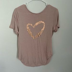 Old Navy Heart Design Tee Shirt Size- Small